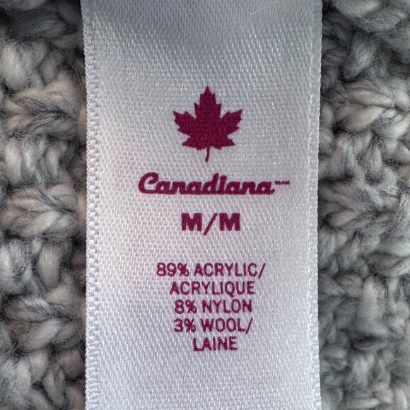 Women’s Cable Knit Cardigan sz M - Gray - Picture 8 of 13